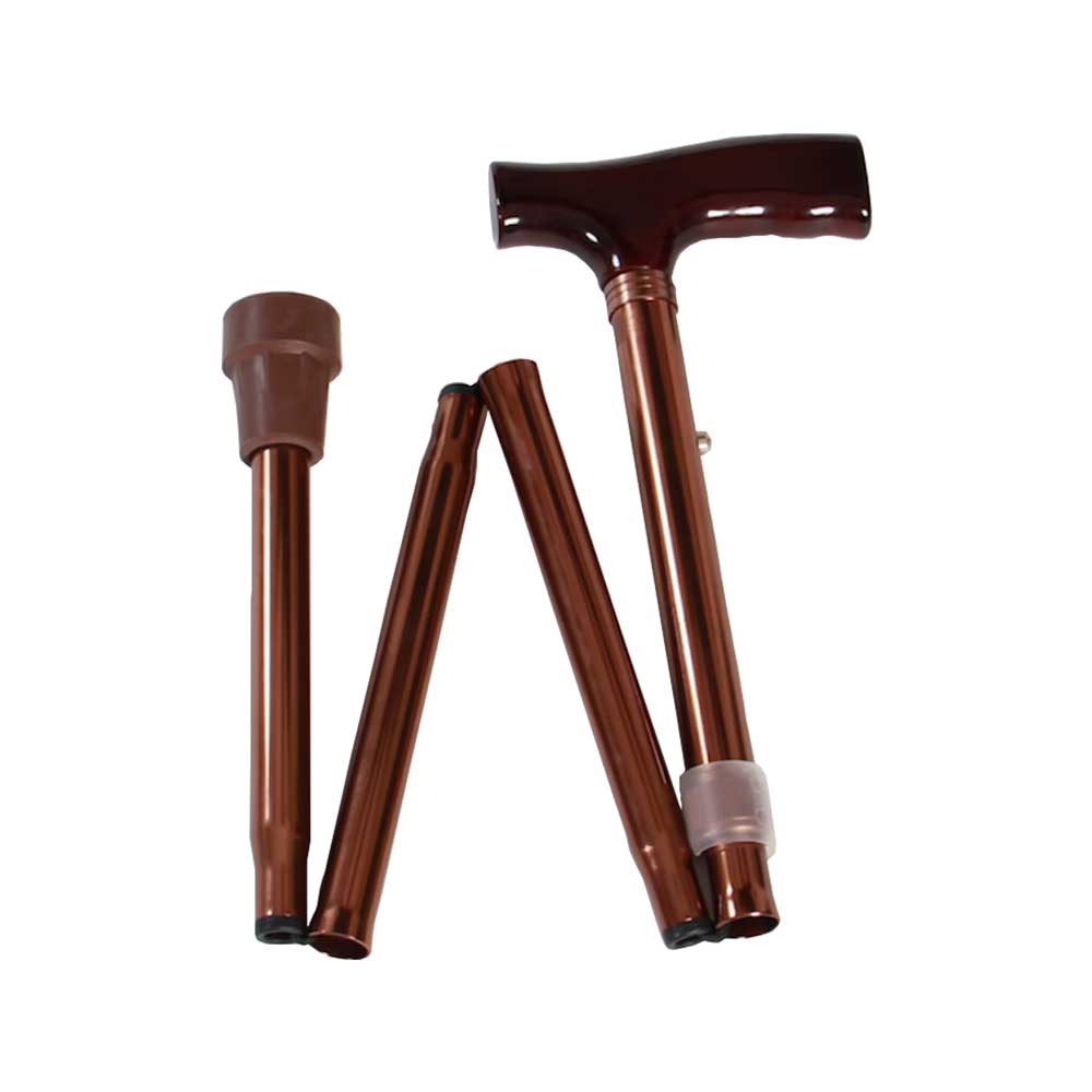 BASTON KY927L  PLEGABLE BRONCE